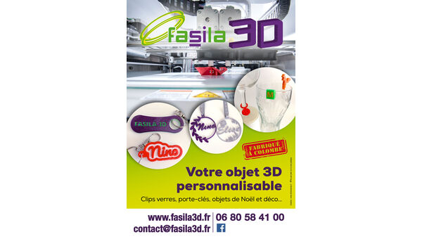 Fasila 3D fabrique vos objets personnalisés en impression 3D