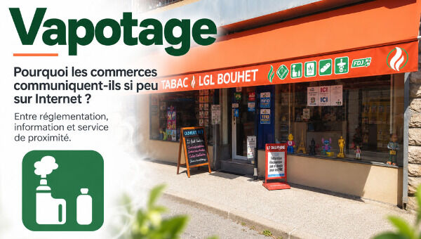 Vapotage : pourquoi les commerces spécialisés communiquent-ils si peu sur Internet ?